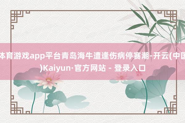体育游戏app平台青岛海牛遭逢伤病停赛潮-开云(中国)Kaiyun·官方网站 - 登录入口